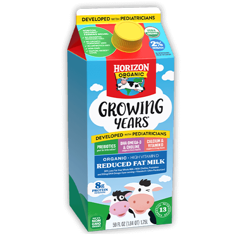 Growing Years® Organic Reduced Fat Milk